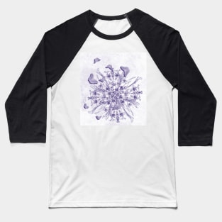 Purple bouquet and butterflies Baseball T-Shirt